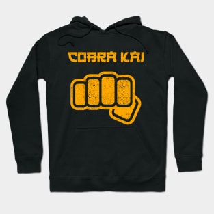 COBRA KAI design ✅ strike first nostalgia 80s tv yellow version Hoodie